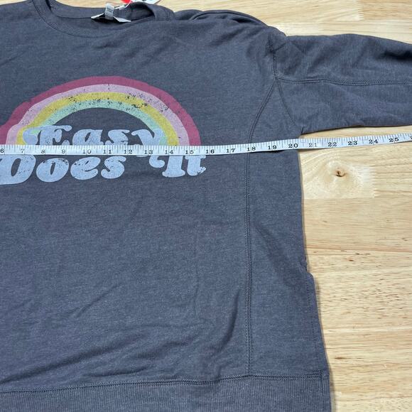 Wildfox NWT Easy Does It Sommers Sweatshirt Side Slits Drop Shoulder Size XS - Picture 10 of 12